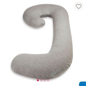 Leachco Snoogle pregnancy pillow in Heather Grey